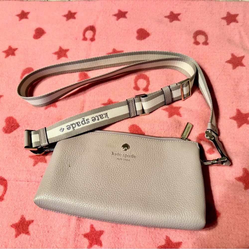 Kate Spade Cream Leather Crossbody Bag